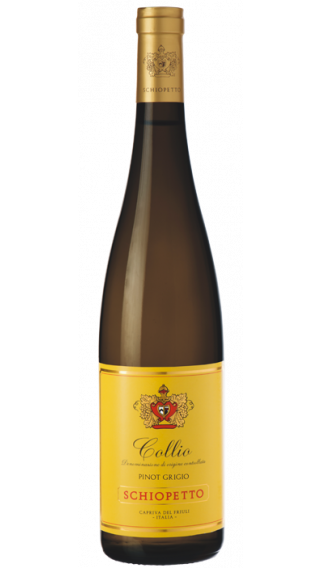 Bottle of Schiopetto Collio Pinot Grigio 2017 wine 750 ml