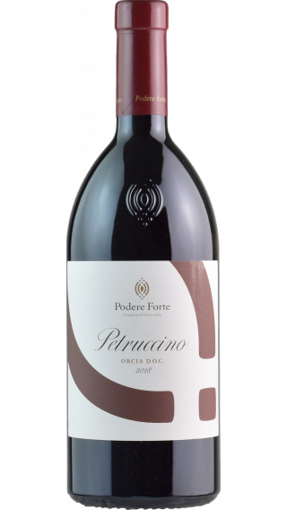 Bottle of Podere Forte Petruccino 2018 wine 750 ml