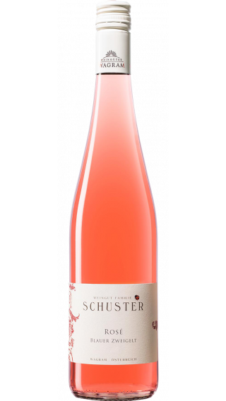 Bottle of Schuster Zweigelt Rose 2018 wine 750 ml