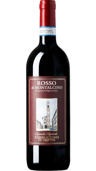 Bottle of Canalicchio di Sopra Rosso di Montalchino 2020 wine 750 ml