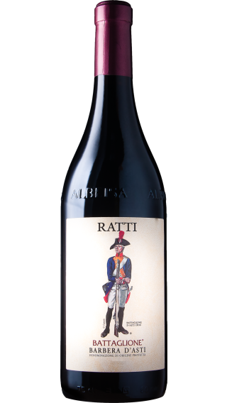 Bottle of Renato Ratti Barbera d'Asti Battaglione 2022 wine 750 ml