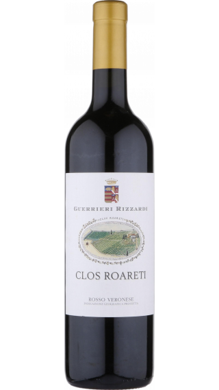 Bottle of Rizzardi Clos Roareti Verona Merlot 2018 wine 750 ml