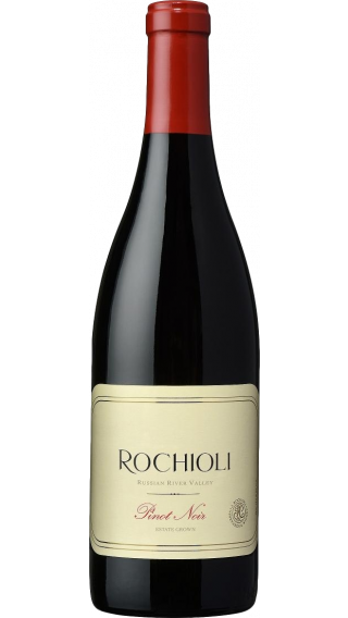 Bottle of Rochioli Estate Pinot Noir 2018 wine 750 ml