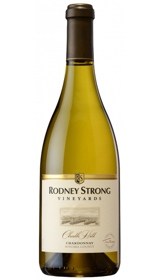 Bottle of Rodney Strong Chalk Hill Chardonnay 2016 wine 750 ml
