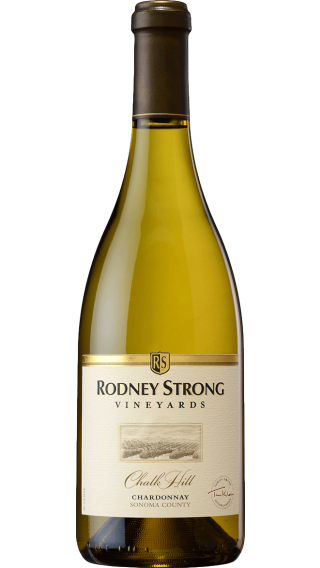 Bottle of Rodney Strong Chalk Hill Chardonnay 2019 wine 750 ml