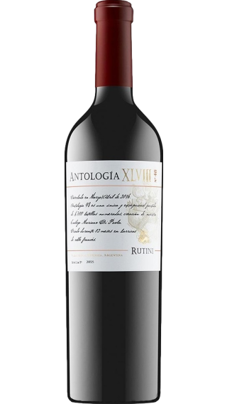 Bottle of Rutini Antologia XLVIII 2016 wine 750 ml