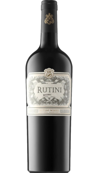 Bottle of Rutini Malbec 2020 wine 750 ml