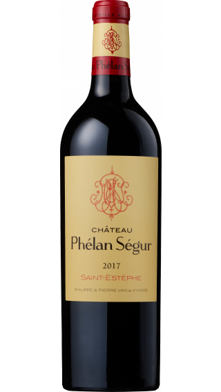 Bottle of Chateau Phelan Segur Saint Estephe 2017 wine 750 ml