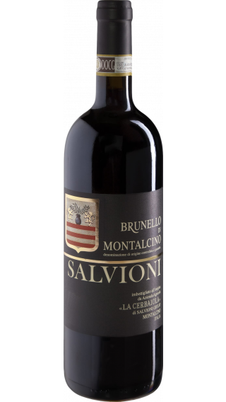 Bottle of Salvioni Brunello di Montalcino 2015 wine 750 ml
