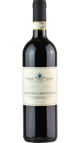 Bottle of San Giusto a Rentennano Chianti Classico 2021 wine 750 ml