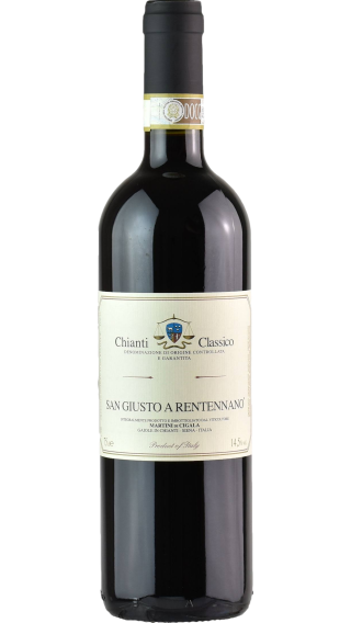 Bottle of San Giusto a Rentennano Chianti Classico 2022 wine 750 ml