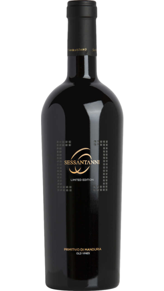 Bottle of San Marzano 60 Sessantanni Limited Edition Old Vines Primitivo di Manduria 2018 wine 750 ml