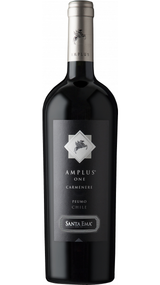 Bottle of Santa Ema Amplus One Carmenere 2018 wine 750 ml