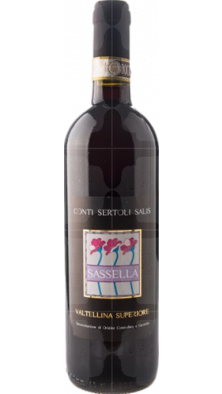 Bottle of Conti Sertoli Salis Sassella 2013 wine 750 ml