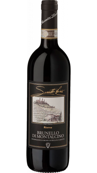 Bottle of Sassetti Livio Pertimali Brunello di Montalcino Riserva 2012 wine 750 ml