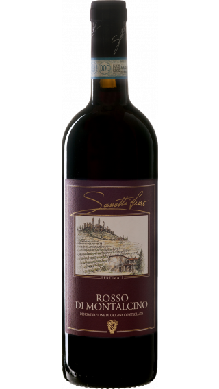 Bottle of Sassetti Livio Pertimali Rosso di Montalcino 2019 wine 750 ml
