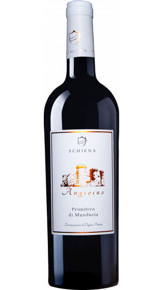 Bottle of Schiena Angioino Primitivo Di Manduria 2018 wine 750 ml