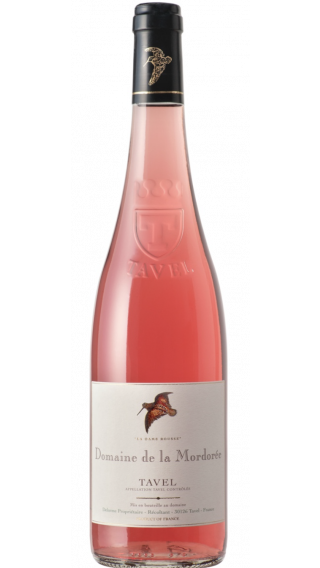 Bottle of Mordoree Tavel Rose La Dame Rousse 2018 wine 750 ml