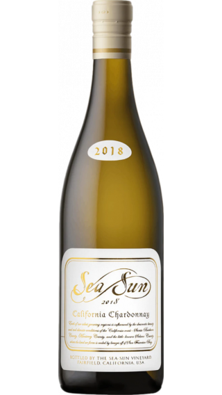 Bottle of Sea Sun by Caymus Chardonnay 2018 wine 750 ml