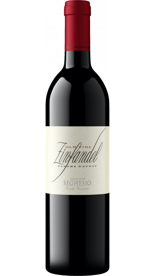 Bottle of Seghesio Old Vine Zinfandel 2015 wine 750 ml