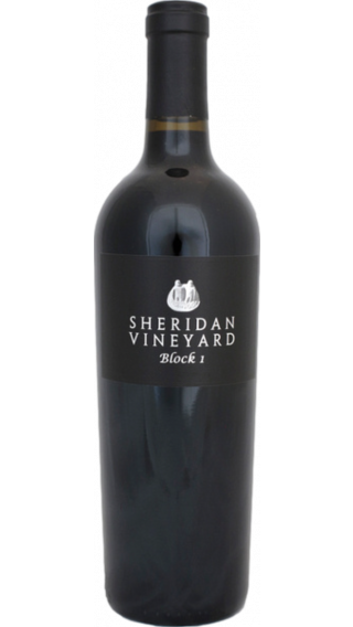 Bottle of Sheridan Vineyard Block One Cabernet Sauvignon 2018 wine 750 ml