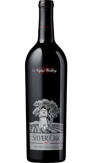 Bottle of Silver Oak Napa Valley Cabernet Sauvignon 2017 wine 750 ml