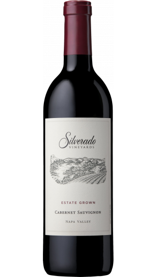 Bottle of Silverado Cabernet Sauvignon 2017 wine 750 ml