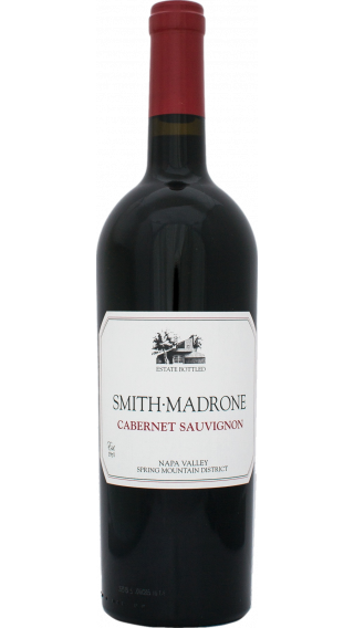 Bottle of Smith Madrone Cabernet Sauvignon 2018 wine 750 ml
