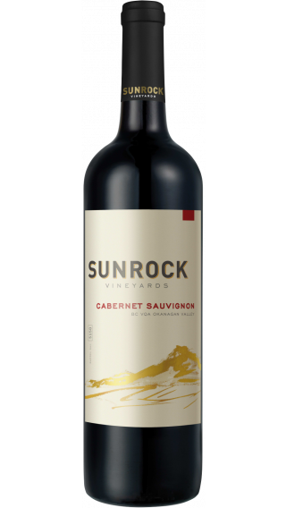 Bottle of Sunrock Cabernet Sauvignon 2017 wine 750 ml