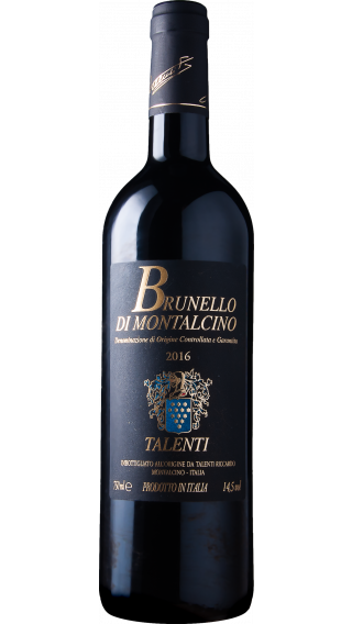 Bottle of Talenti Brunello di Montalcino 2016 wine 750 ml