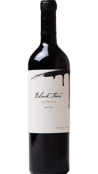 Bottle of Tapiz Black Tears Malbec 2020 wine 750 ml