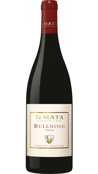 Bottle of Te Mata Bullnose Syrah 2018 wine 750 ml