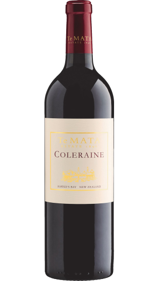Bottle of Te Mata Coleraine 2020 wine 750 ml