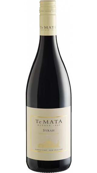 Bottle of Te Mata Estate Syrah 2017 wine 750 ml