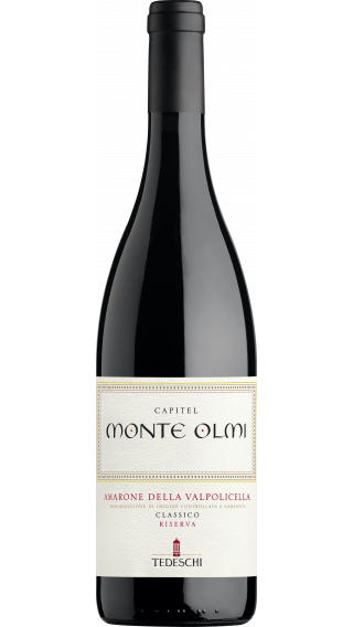 Bottle of Tedeschi Capitel Monte Olmi Amarone della Valpolicella Riserva 2015 wine 750 ml