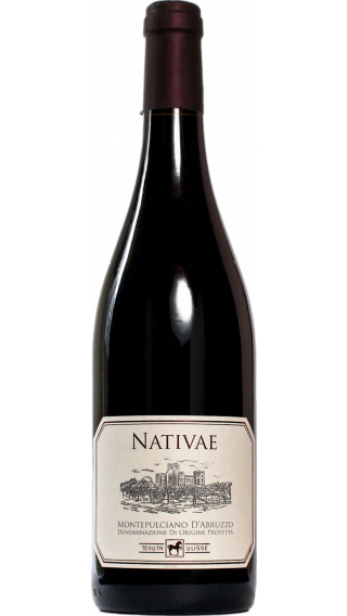 Bottle of Tenuta Ulisse Nativae Montepulciano d'Abruzzo 2018 wine 750 ml