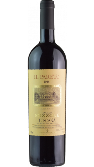 Bottle of Tenute di Nozzole Il Pareto 2018 wine 750 ml