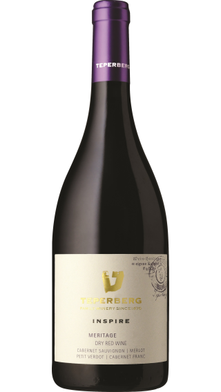 Bottle of Teperberg Inspire Meritage 2020 wine 750 ml