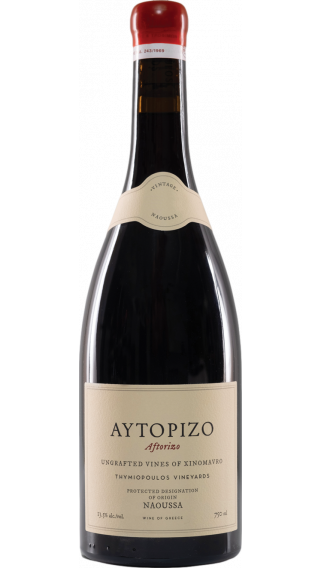 Bottle of Thymiopoulos Aftorizo 2018 wine 750 ml