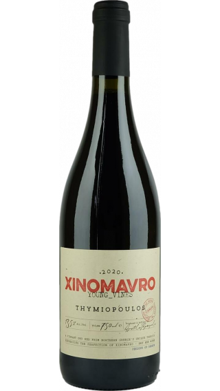 Bottle of Thymiopoulos Young Vines Xinomavro 2020 wine 750 ml
