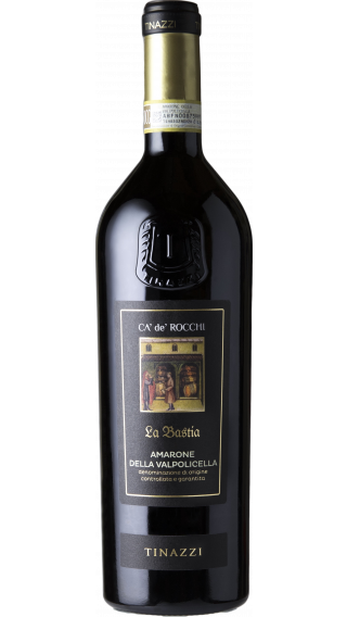 Bottle of Tinazzi Ca de Rocchi Amarone della Valpolicella La Bastia 2018 wine 750 ml