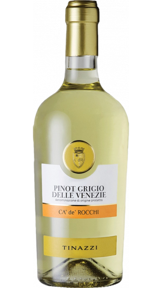 Bottle of Tinazzi Ca de Rocchi Pinot Grigio 2021 wine 750 ml