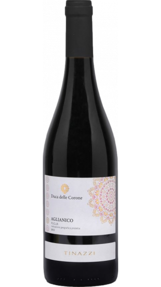 Bottle of Tinazzi Duca delle Corone Aglianico 2022 wine 750 ml