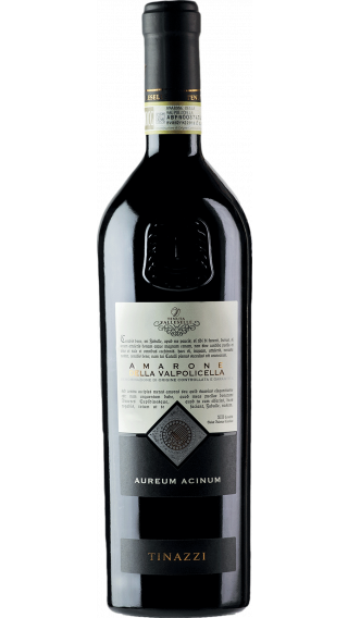 Bottle of Tinazzi  Valleselle Aureum Acinum Amarone della Valpolicella 2017 wine 750 ml