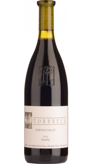Bottle of Torbreck RunRig 2018 wine 750 ml
