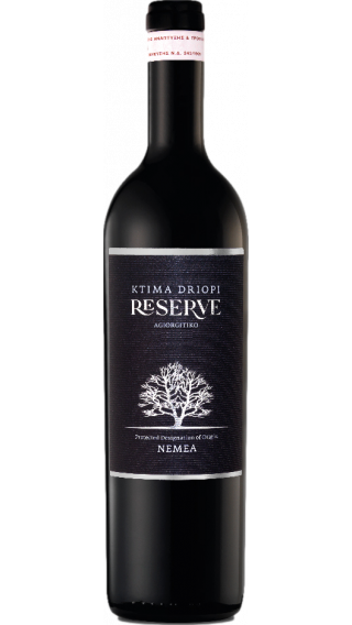Bottle of Tselepos Driopi Reserve 2018 wine 750 ml