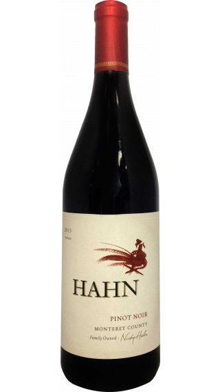 Bottle of Hahn Pinot Noir 2016 wine 750 ml