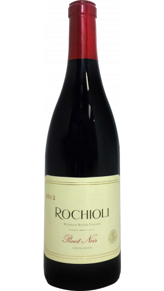 Bottle of Rochioli Estate Pinot Noir 2013 wine 750 ml