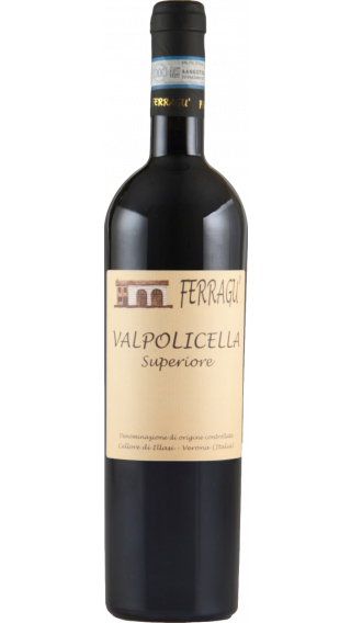 Bottle of Ferragu Valpolicella Superiore 2015 wine 750 ml