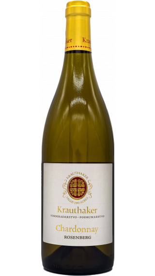Bottle of Krauthaker Chardonnay Rosenberg 2020 wine 750 ml